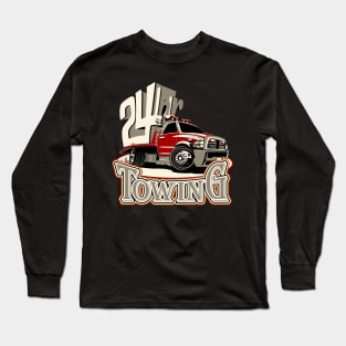 Cartoon tow truck Long Sleeve T-Shirt